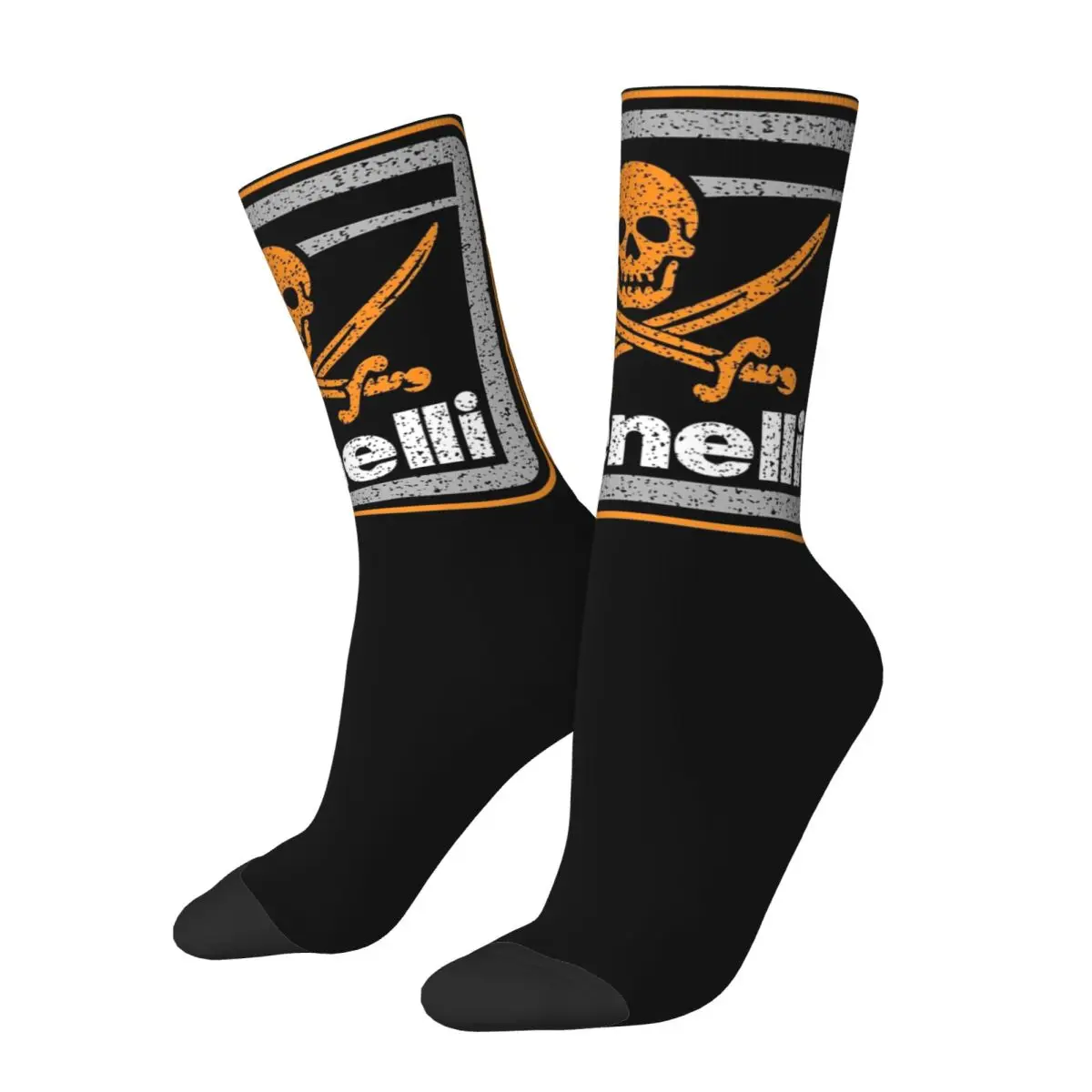 Unisex Benelli Shotgun Operator Socks Breathable Fun Pirate Logo Socks Small Gifts