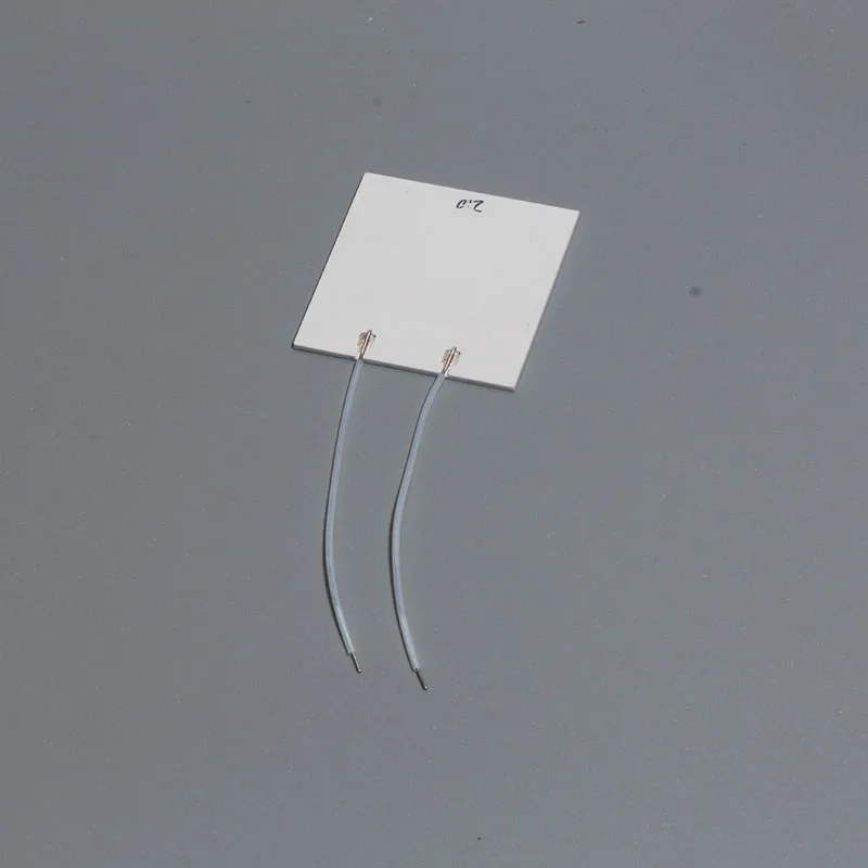 LUJINXUN Miniature High Temperature Ceramic Heating Plate 25x25x2mm MCH Aluminum Oxide Heater Element for High Efficiency 1pc