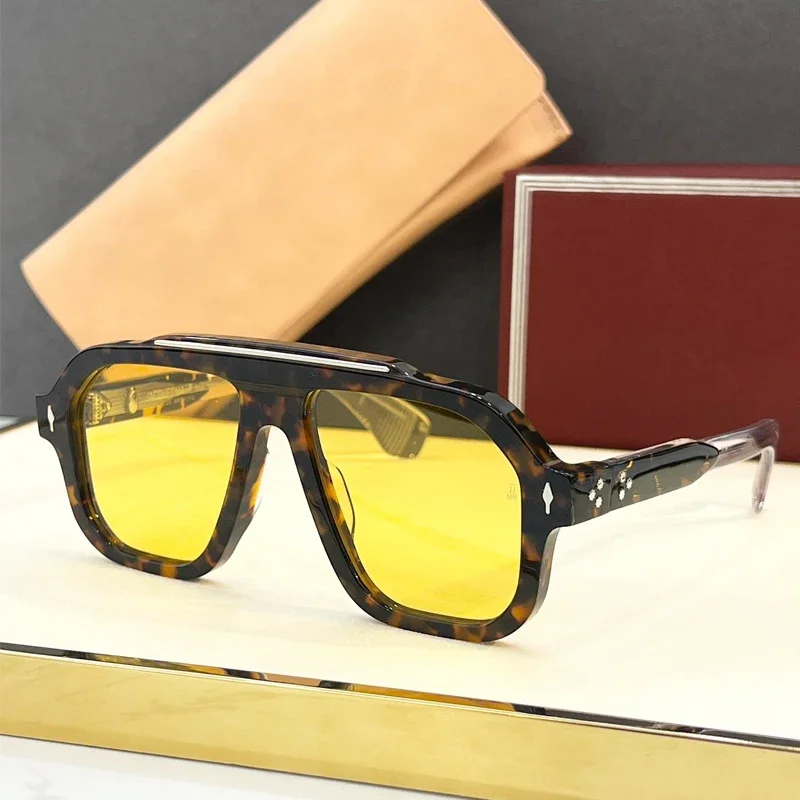 New JMM OCTAVIAN Sunglasses for Men High Quality Fashion Outdoor Handmade Vintage Acetate UV400 Women's Beach