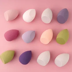 Random 1PC Makeup Sponge Powder  Dry and Wet Combined Beauty Cosmetic Ball Foundation Powder Puff Bevel Cut Make Up Sponge Tool