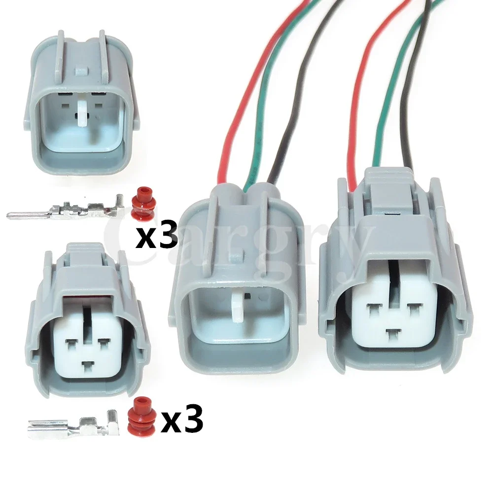

1 Set 3P 6189-0131 6181-0072 AC Assembly Automobile Pressure Sensor Waterproof Connector Car Camshafts Wire Harness Socket