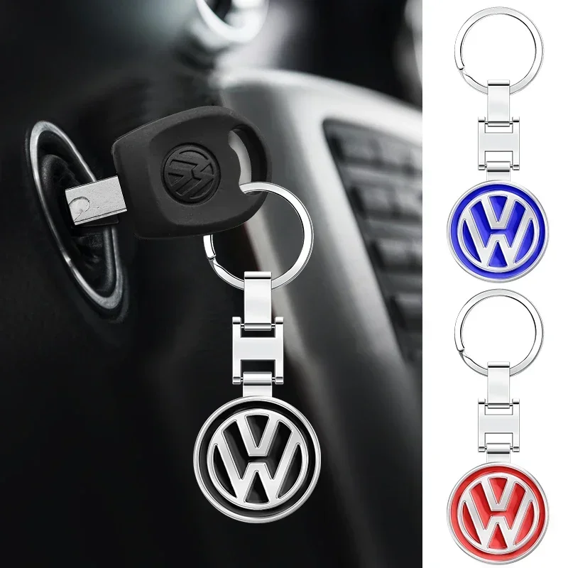 Car Key Chains Keyring Pendant Metal Keychain Holder Auto Accessories For Volkswagen Passat Polo Golf Beetle Bora Caddy Tiguan