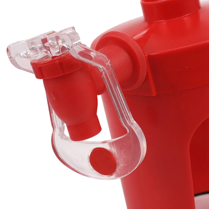 Plastic Mini Hand Pressure Type Inverted Drinking Fountain Coke Bottle Pump To Water Drinking Water Dispenser