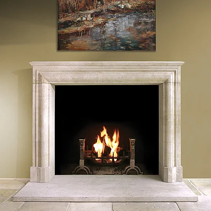 

Antique Style Carved for Interior Decorative Marble Fireplace