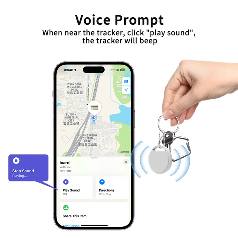 4 PCS Smart Air Tag GPS Tracker Key Finder GPS Global Positioning Bluetooth Mini GPS Tracker Pet Key Bag Finder For IOS