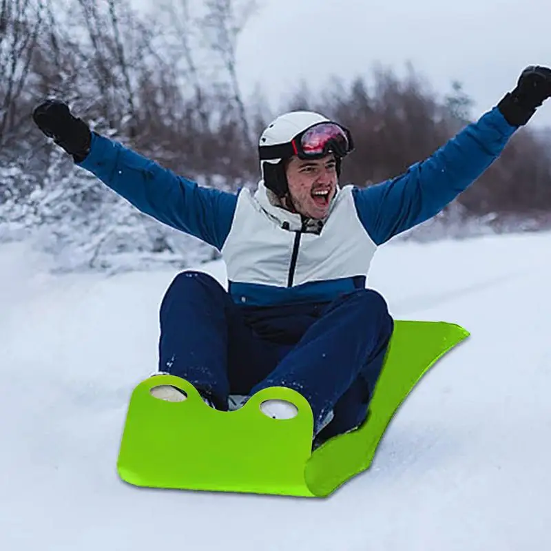 Roll Up Flexible Snow Sled para crianças, Slider portátil de neve rolante, Tapete Flying Flexível, Snowboard Sled