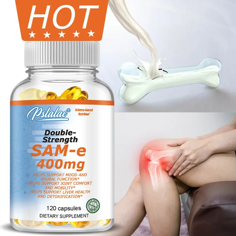 Sam E Suplemento de vitamina Cérebro, humor aumenta a saúde das articulações e o apoio do fígado - Boost cerebral Nootrópico e cápsulas naturaisSuppleme