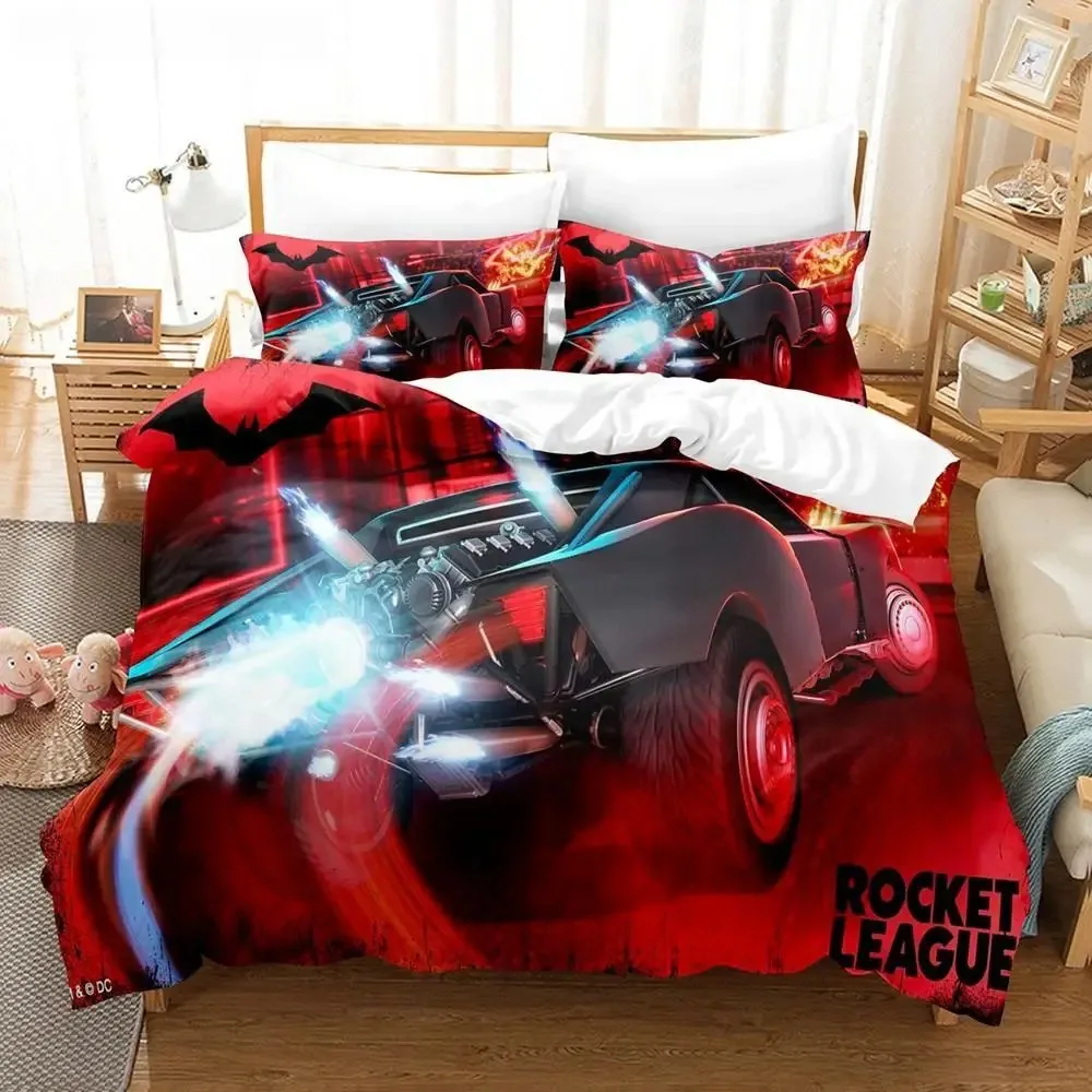 

New Rocket League Bedding Set Bedspread Single Twin Full Queen King Size Car Rocket League Bed Set Kids Boy Bedroom Duvet Cover