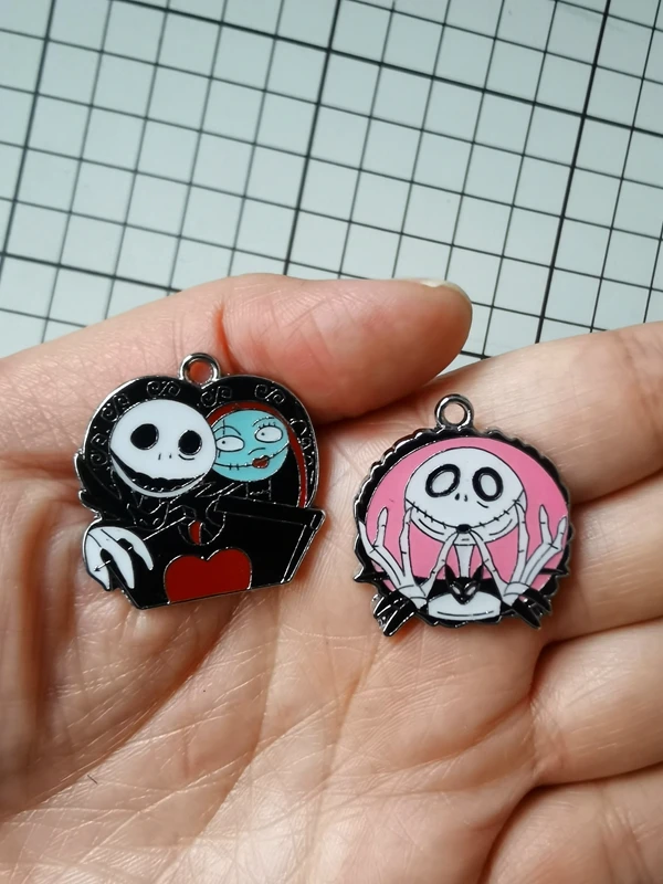 

50PCS cartoon Nightmare on Christmas Night Pendant DIY Jewelry Necklace Earrings Bracelet Jewelry Earring Charms