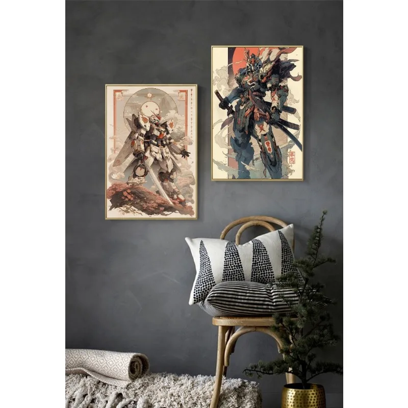 G-Gundam Mecha ALEX Poster Decoration Pictures Room Wall Decor Paintings on the Wall Decorative Painting for Bedroom Canvas Home