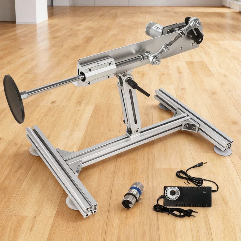 Actionneur linéaire télescopique connecteur 3XLR support de ventouse grande course réglable 6-20 cm/3-15 cm 100-240 V pour les projets de bricolage