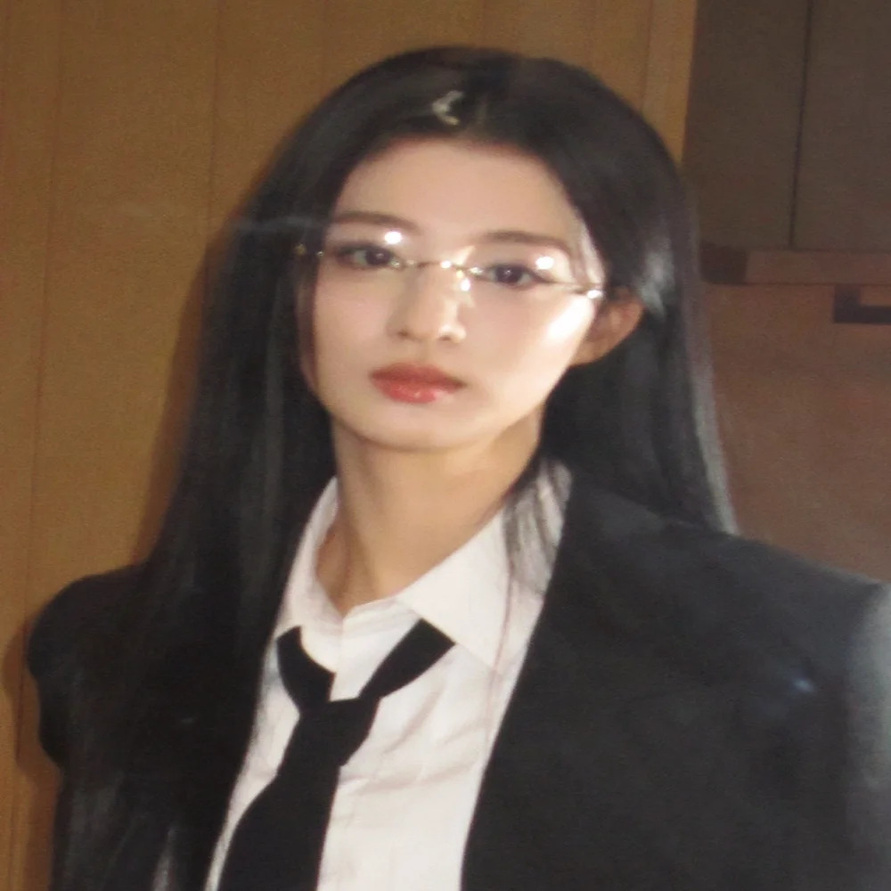 Rimless Myopia Glasses Frame For Women Trendy Brand Designer Anti-Blue Light Blocking Glasses Ultra Light Flat Light Glasses