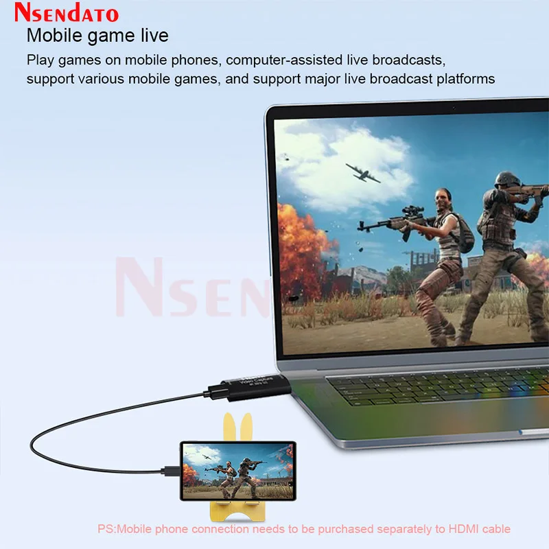 USB 3.0 بطاقة التقاط الفيديو 4K 60 هرتز 1080P 60fps USB3.0 الصوت لعبة فيديو التقاط المنتزع بطاقة ل OBS البث المباشر شاشة تلفاز الكمبيوتر