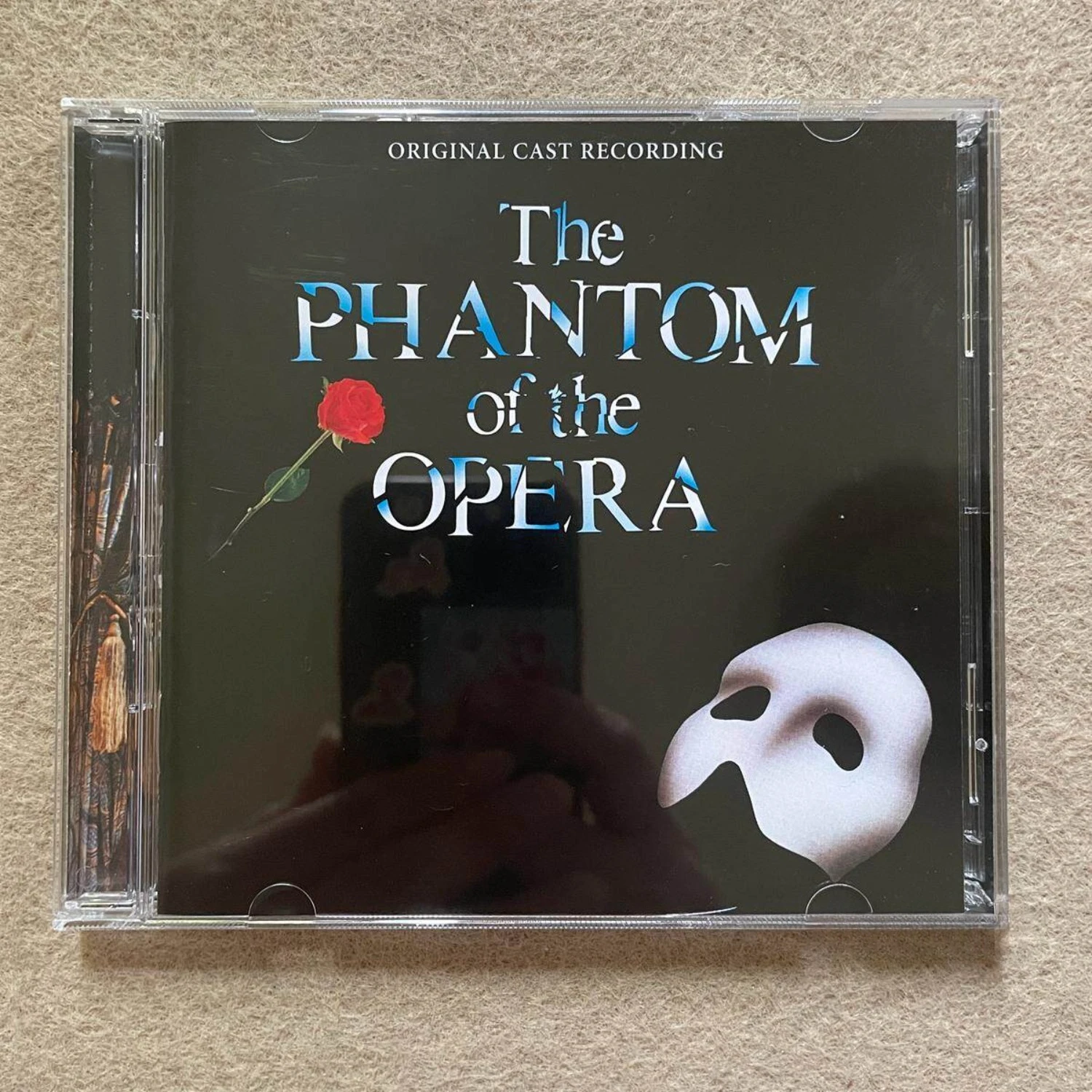 

The Phantom of The Opera Original Cast Recording Musical Theater Audio CD Clear Digital Sound Collectible for Fan Home Art Decor