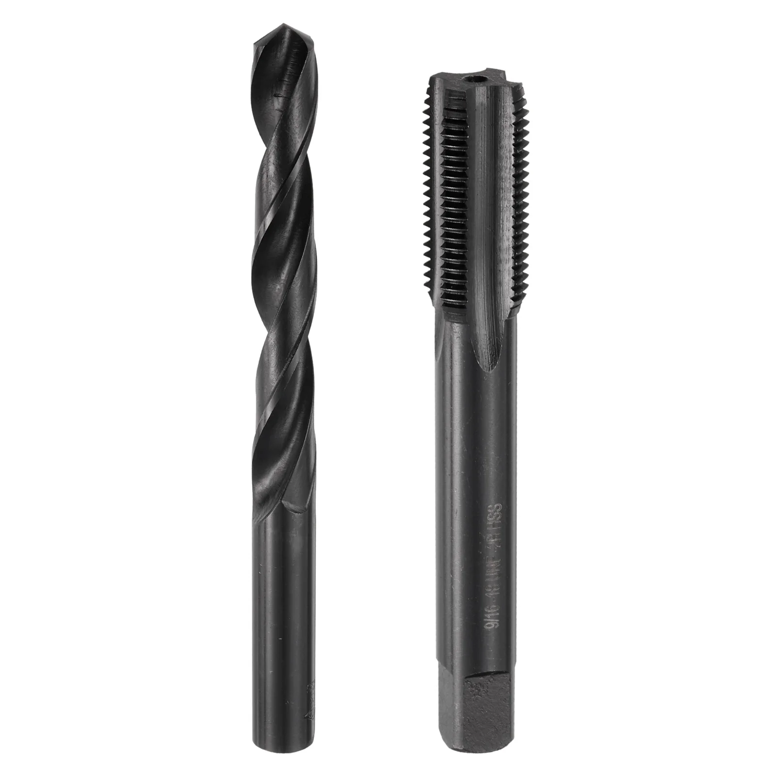 Tap and Drill Bit Set Straight Flute Tap 3-48 5-40 6-40 UNC 9/16-18 1/4-28 UNF M2 M3 M4 M8 M12 With 2.1-13.5mm Twist Drill Bit