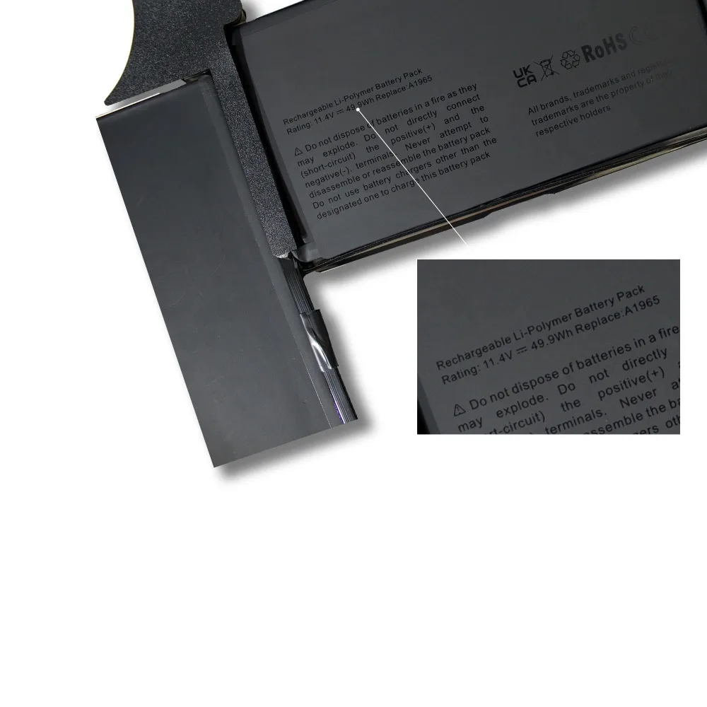 Laptop Batteries A1965 for APPLE MacBook Air 13 inch A1932 2018 2019 A2179 Early 2020 Battery