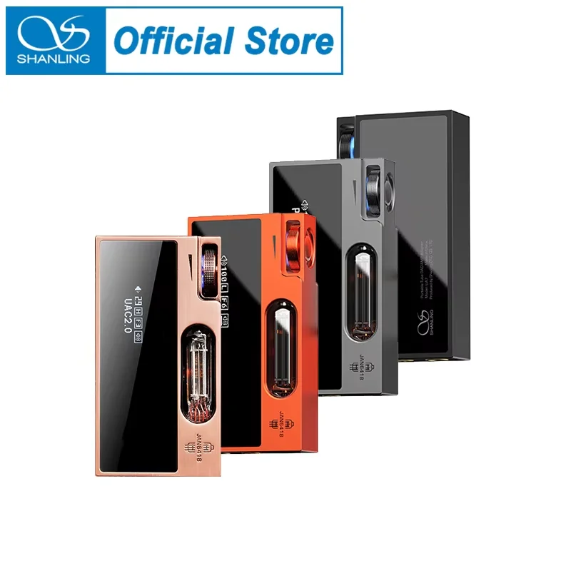 SHANLING UA7 Copper / Aluminum Portable USB DAC Amp Dual JAN6418 Tubes ES9069 HiFi DSD512 3.5mm 4.4mm