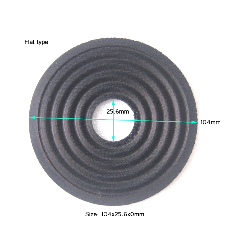 2pcs/Lot 104x25.6mm 152x50 165x50 mm 187X50 190x75   Black  Shock Absorber  Speaker Spider Damper Woofer   6/8/10/12/15 inch
