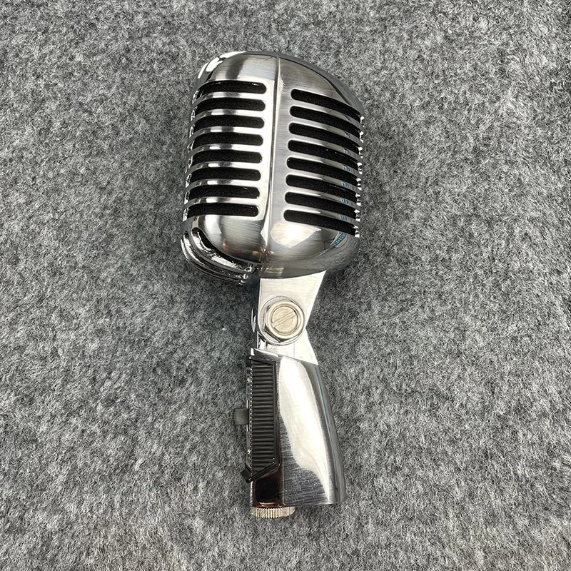 55SH SERIES II Metal Vintage Microphone Simulation Classic Dynamic Vocal Mic Wired Microphone Recording for Karaoke Recording