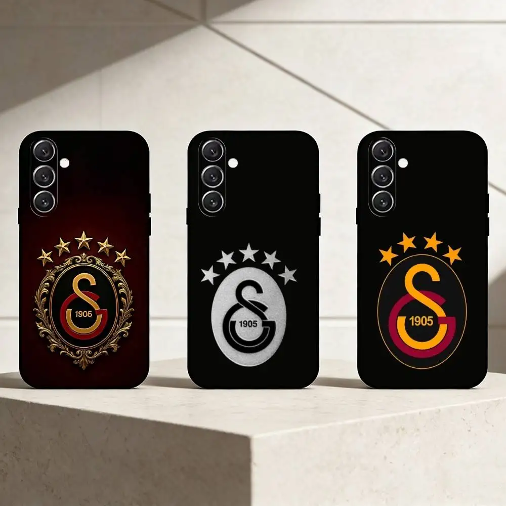 Capa de telefone G-Galatasaray 1905 para Samsung Galaxy A13,21s,22,31,32,52,53,71,72,73, capa preta macia