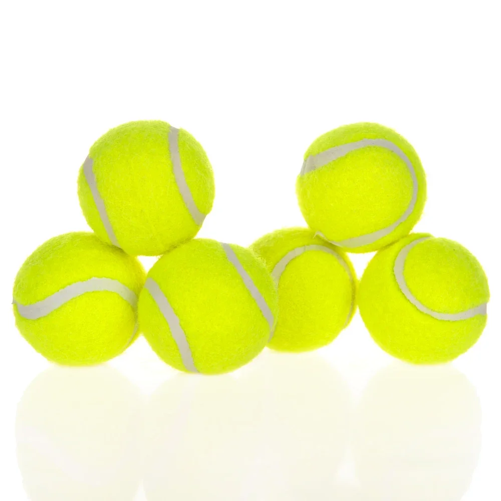 6 PCS Tennis Balls 2inch Dog Toy Portable Tennis Bite-resistant Dogs Puppy Teddy Training Product Pet Supplies