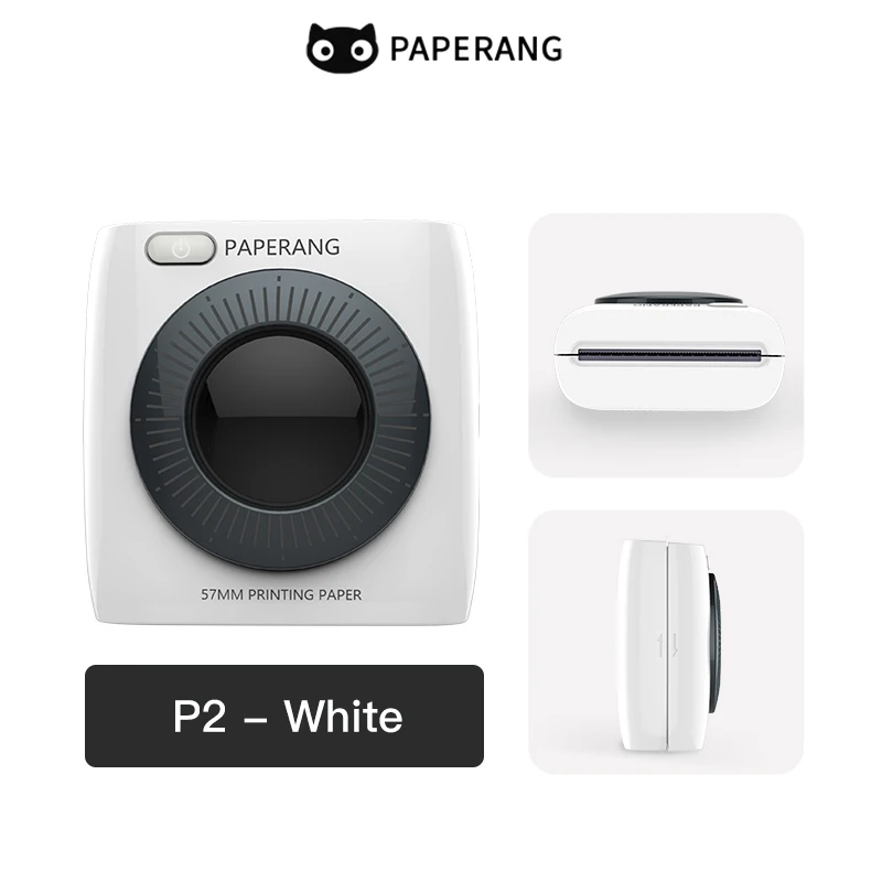 PAPERANG P2 304Dpi Pocket  Mini BT Wireless Thermal Portable Mobile Printer for Photo Picture Receipt Memo Note Label