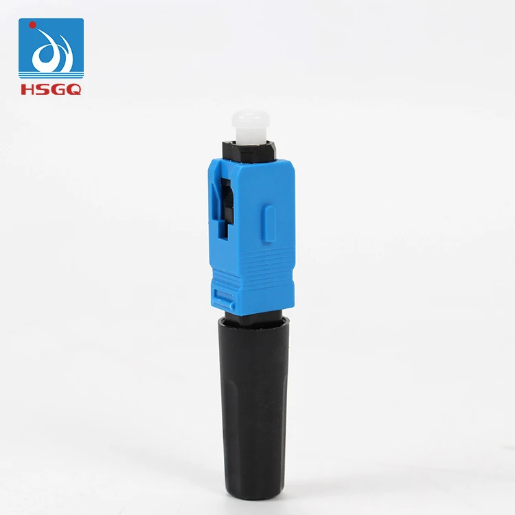HSGQ FTTH Optical Fiber Optic Field Assembly Quick Connector SC APC UPC Fast Connectors