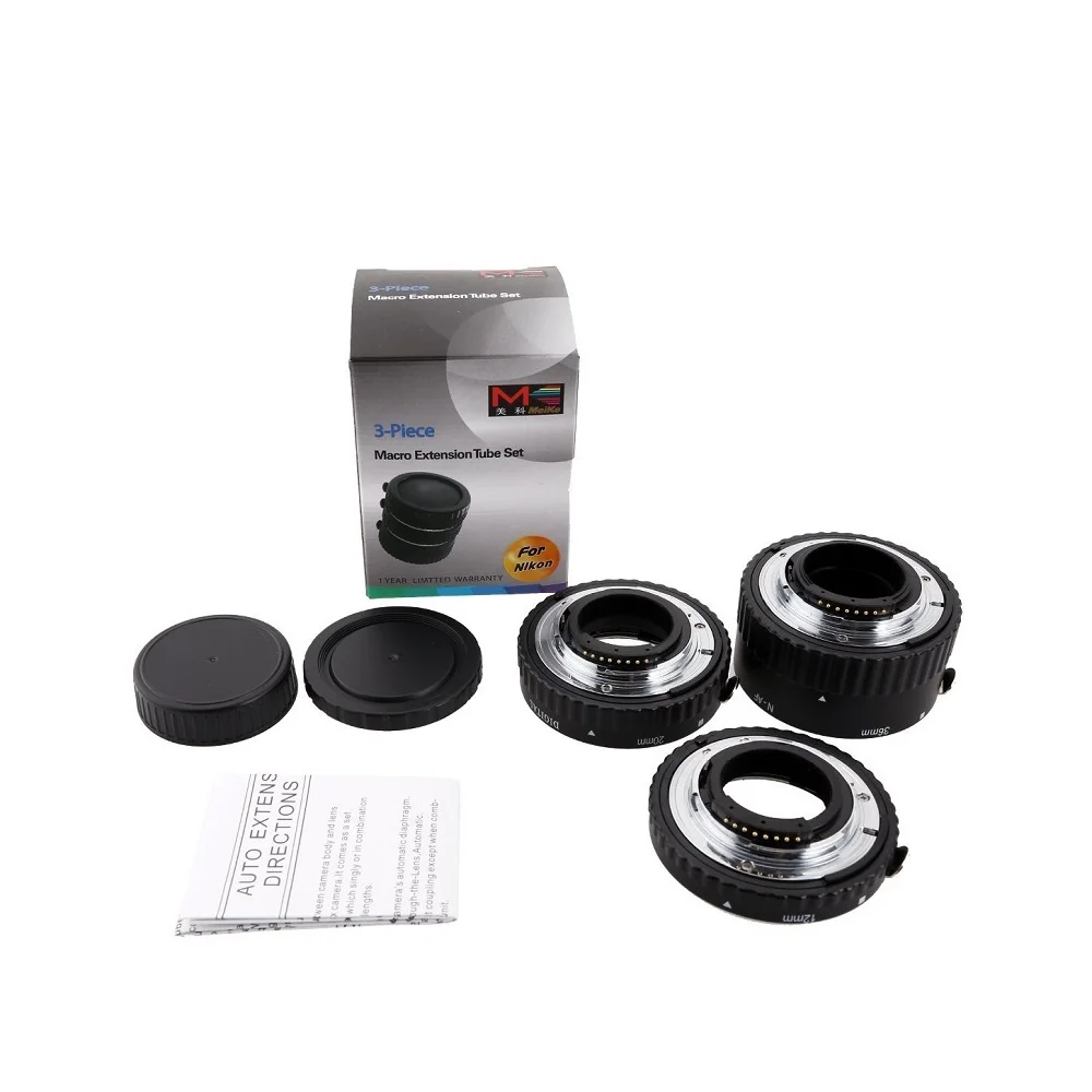 Meike الإلكترونية السيارات فوكس ماكرو تمديد أنبوب الدائري لنيكون F جبل D80 D90 D300 D500 D780 D800 D850 D3100 D3200 D3400 D5000