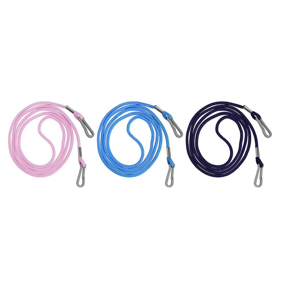 

3pcs Kids Ski Glove Rope Neck Lanyard Mitten Holder Nylon Hanging Lanyards Winter Baby Gloves Strap Anti Lost Durable Safe Two