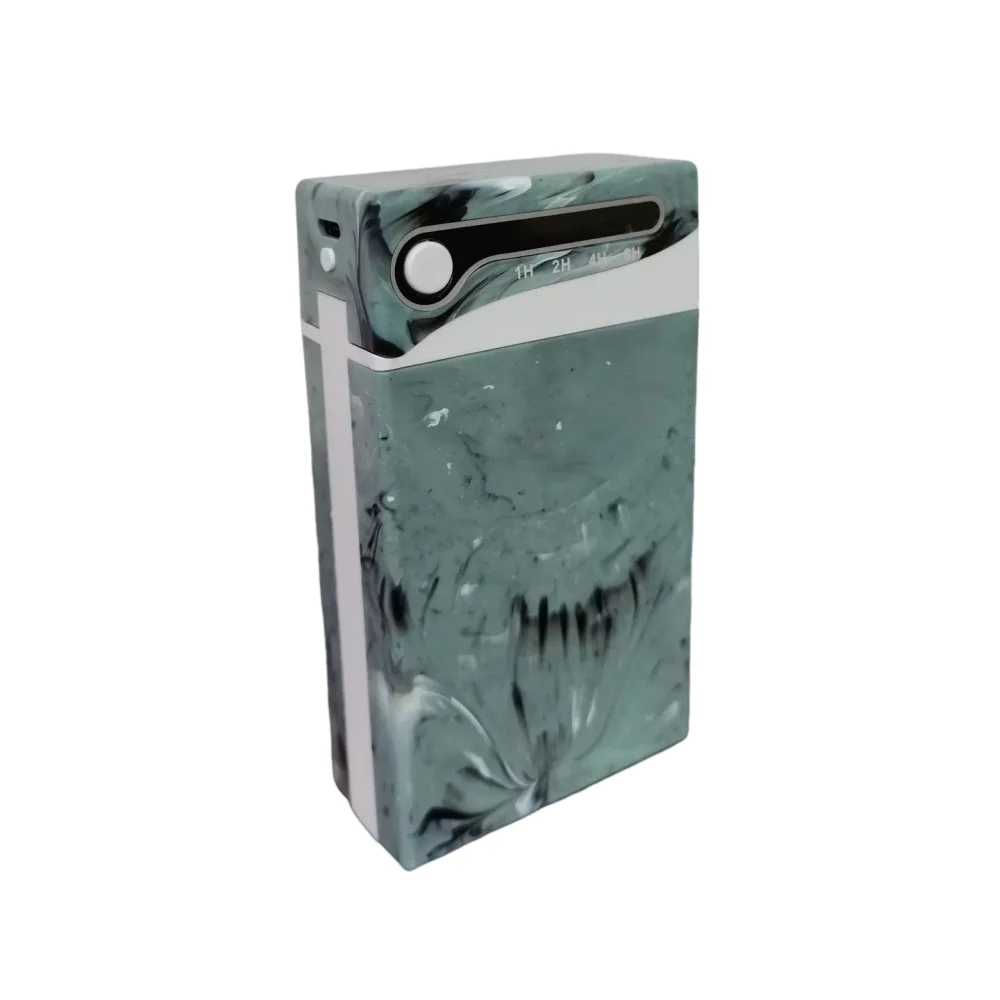cigarette case with lock New Time Timing Lock Box Automatic Opening Men's Plastic Cigarette Boxes  Portable Anti pressure Cigarette Boxes