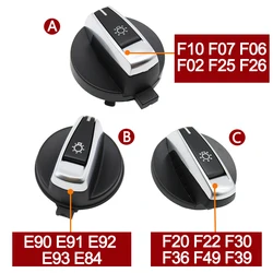 ヘッドランプスイッチロータリーノブボタンキャップbmw 1 3 5 X1 X2 X3 X4 F10 F01 F25 F30 F32 E84 E90 61316803965 61319265300 61316932794