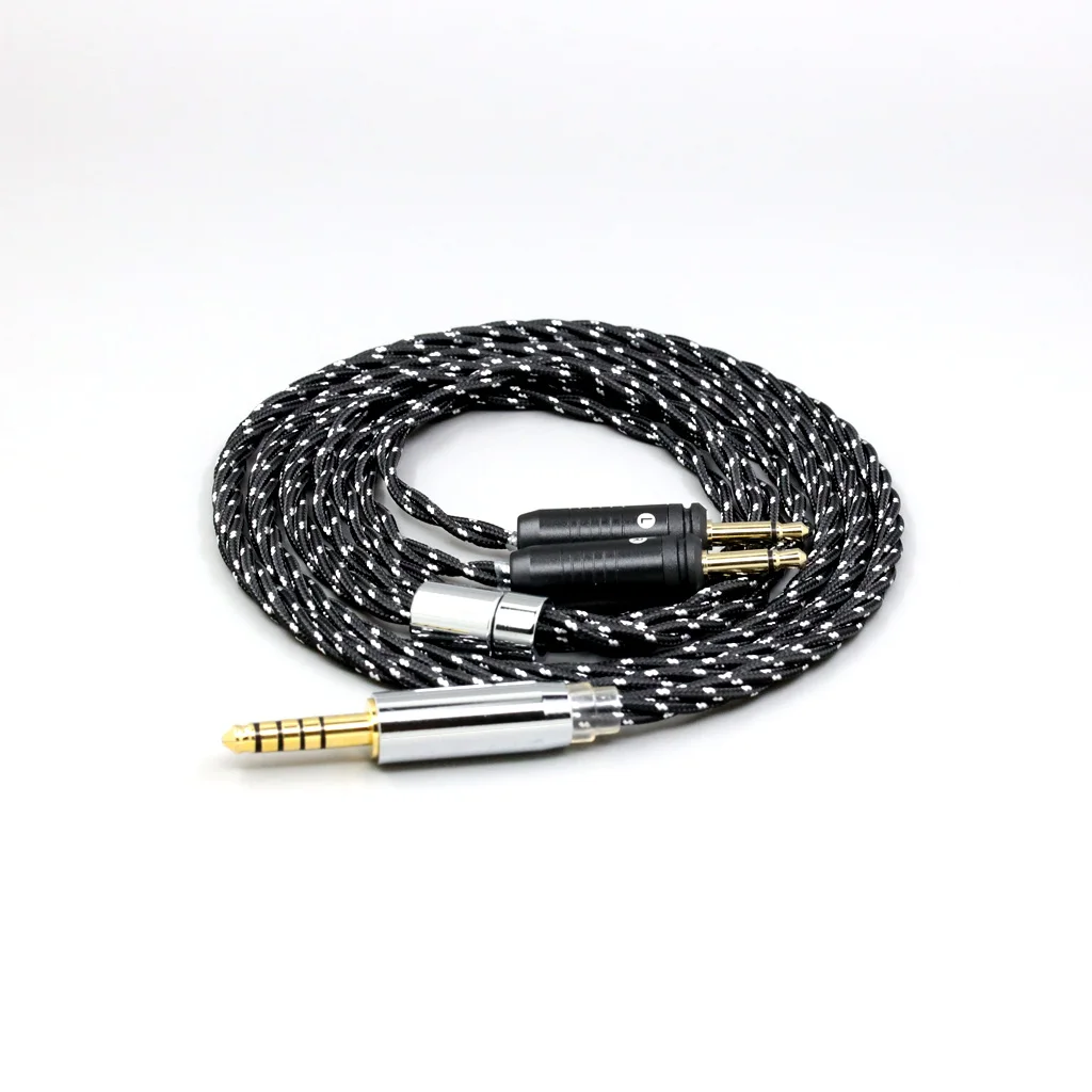

OCC Mixed OFC Twisting Nylon Earphone Cable For Focal Clear Elear Elex Elegia Stellia Celestee radiance Headphone LN008707
