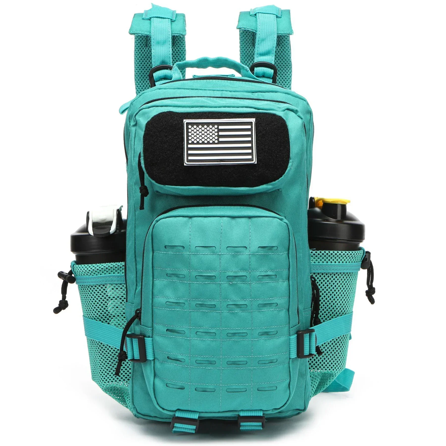 

LANGMAO25L/50L водонепроницаемый рюкзак с 2 держателями для бутылок, тренажерный зал, уличный рюкзак для путешествий, пешего туризма, рыбалки, треккинга, 13-дюймовая сумка для ноутбука