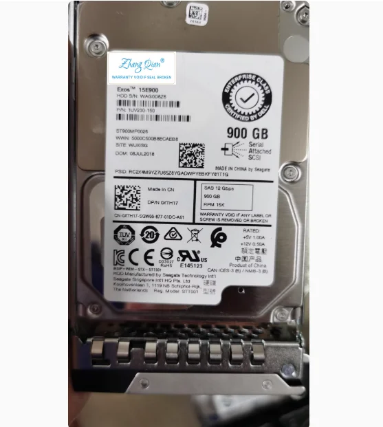 For DELL 0XTH17 ST900MP0026 900G 15K SAS 2.5 12GB XTH17 900GB server hard drive