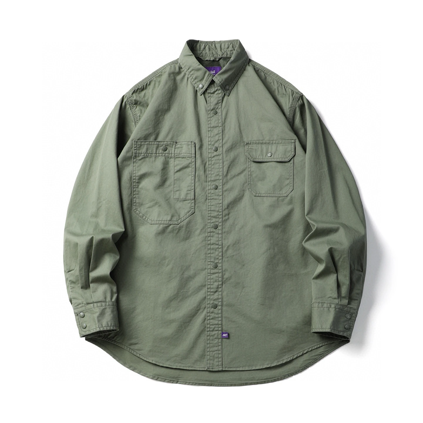 

25SS Japanese Classic Pure Cotton Washed Multi Pocket Workwear Long Sleeved Men's Cityboy Loose Shirt