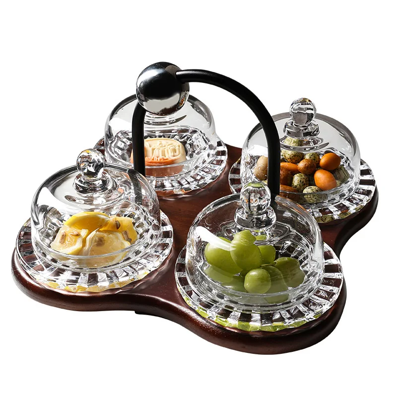 

Refreshment tray, fruit tray, solid wood tray