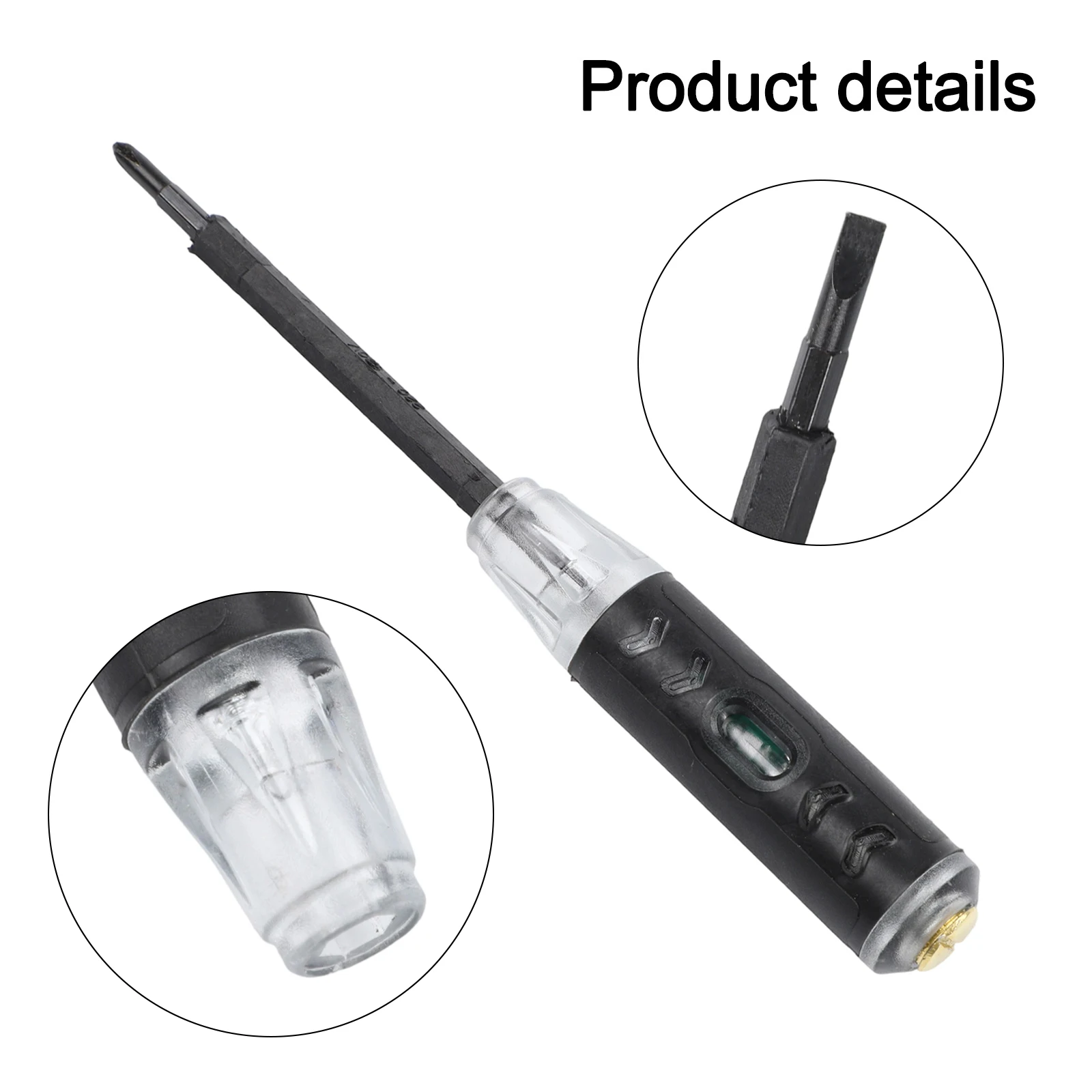 Electricity Tester Pen Electrician Multi-function Dual-purpose Screwdriver Circuit Detection Test Pen High Brightness Detector