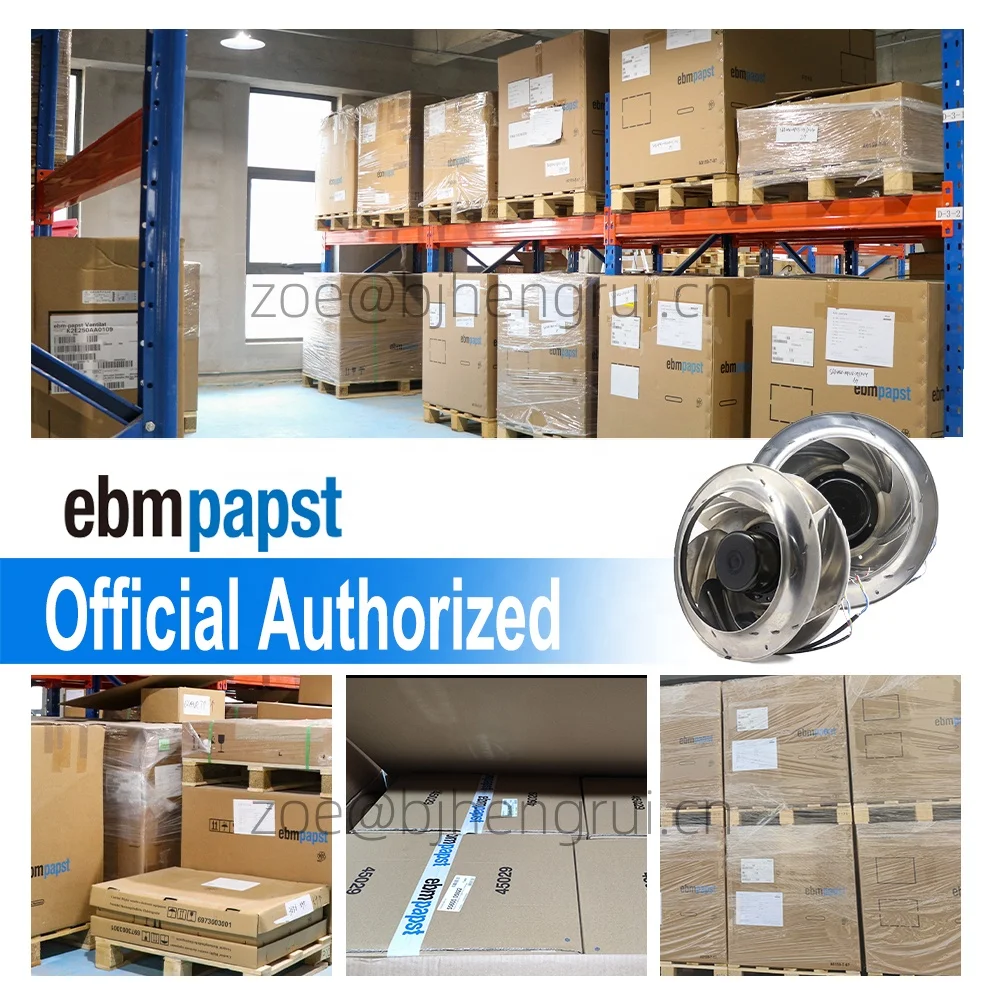 1 R3G310-AN43-71 230 فولت التيار المتناوب 310 مللي متر IP54 FFU وحدة مرشح المروحة EC المعدات الطبية تطهير خزانة مروحة تبريد الطرد المركزي