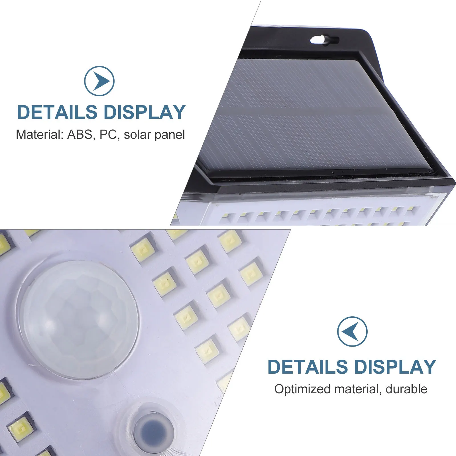 

Waterproof LED Solar Light Outdoor Solar Lamp Motion Sensor Durable ABS Pc Material Auto on Off 150 Inductions Night Lighting