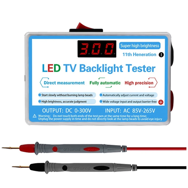 Testador de luz de fundo de tv led multiuso completo tiras de led ferramenta de teste equipamento de reparo de tv para testador de luz de fundo led