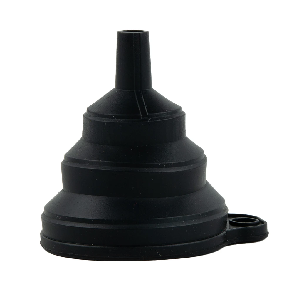 Entonnoir de lavage de liquide en silicone pour moteur de voiture, changement d'or, pliable, portable, auto, eau, 7x6cm