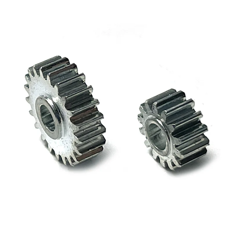 อะไหล่โลหะอัพเกรด FMS FCX24 1/24 เพลาพอร์ทัลหน้า-หลัง และเฟืองส่งกำลังเหล็ก สำหรับรถบังคับวิทยุ Smasher Lemur RC Crawler Truck