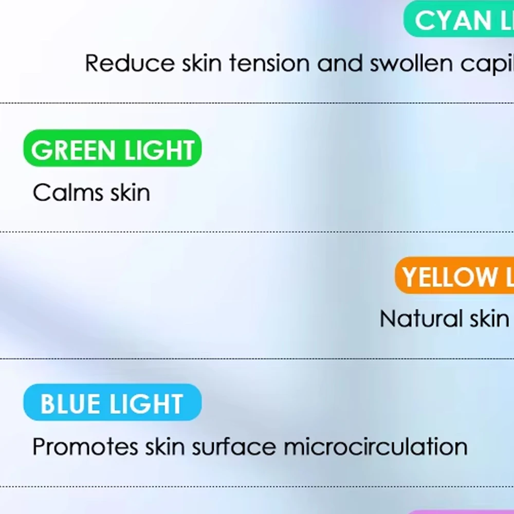 Dispositivo di bellezza per il viso e il collo Massaggiatore per il lifting del viso con luce a 7 colori Rimozione del doppio mento Antirughe LED Photon Rafforzamento della pelle del viso