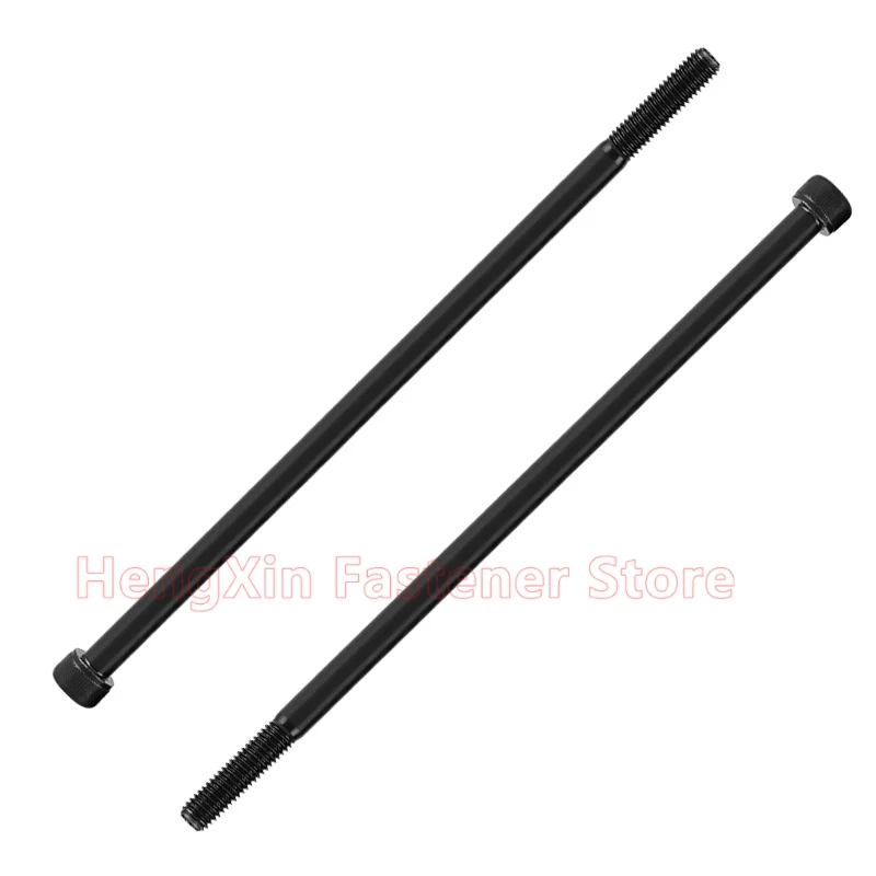 Grade 12.9 M4 M5 Black Hexagon Hex Socket Head Cap Allen Bolt Screw Over Ultra Long 100 110 115-330mm Half Thread Carbon Steel