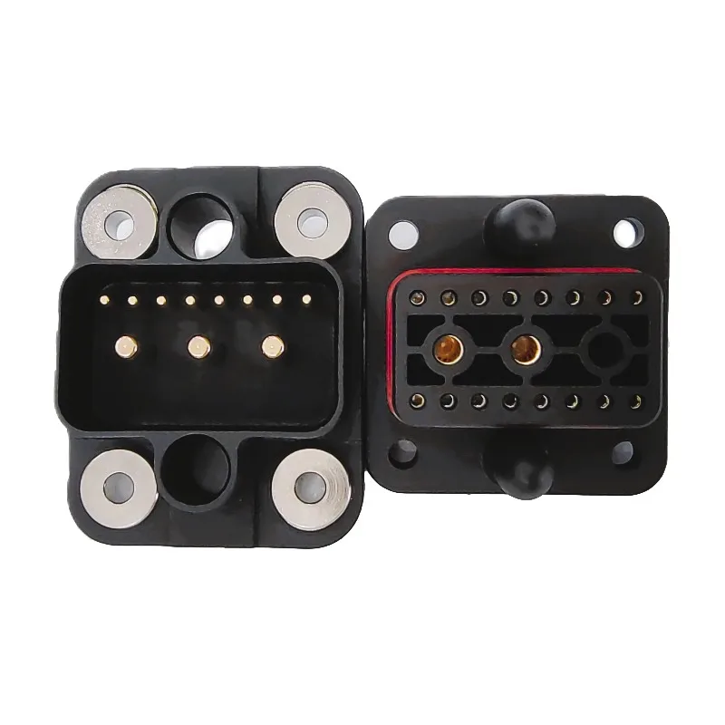 High Quality 2 + 8 Pin 600VDC 50A Interactive Plug Electric Bike Battery Replacement Connector