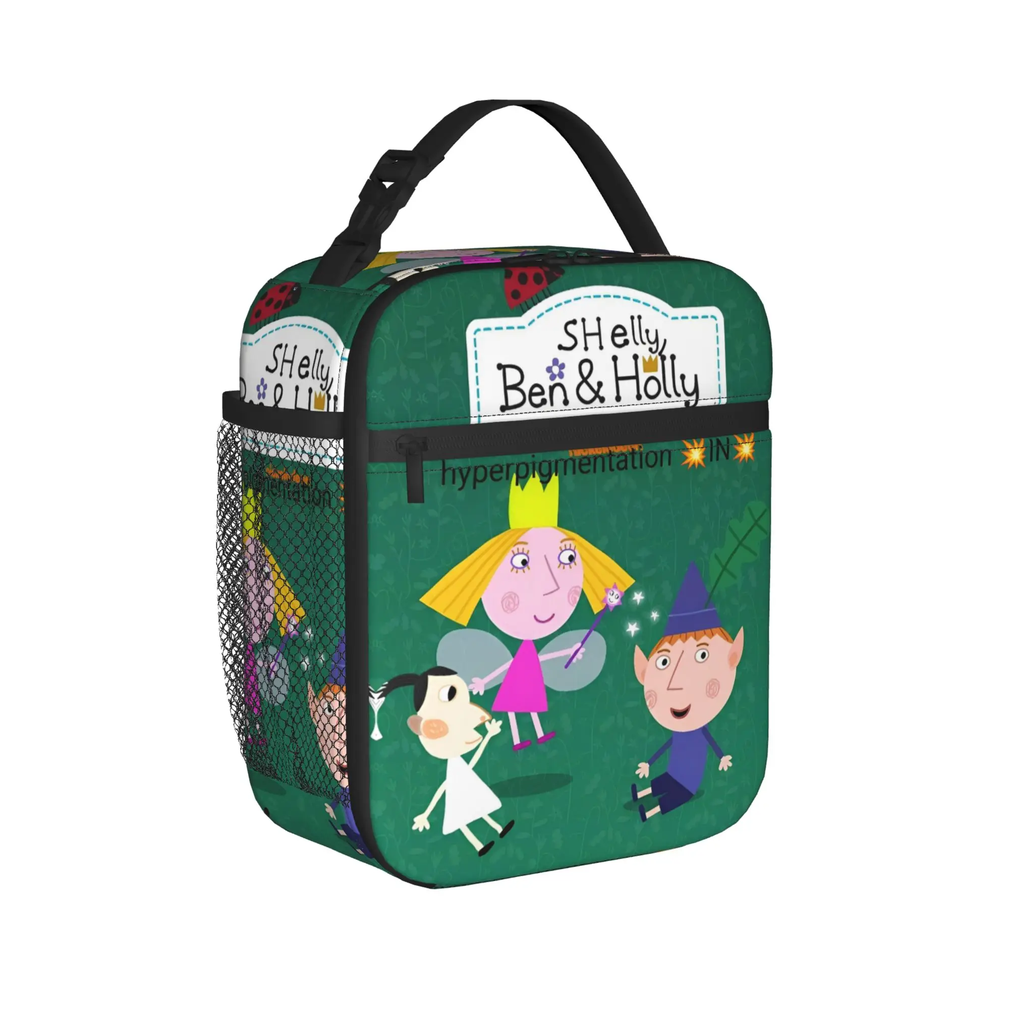 Ben And Holly's Little Kingdom Insulated Lunch Bags Portable  Reusable Thermal Bag Tote Lunch Box School  Picnic Bento Pouch