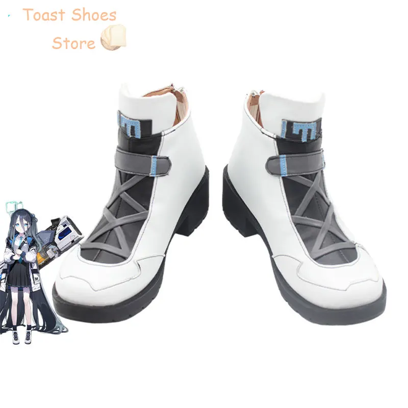 

Game Blue Archive Tendou Arisu Cosplay Shoes PU Leather Shoes Halloween Carnival Boots Cosplay Prop Costume Prop