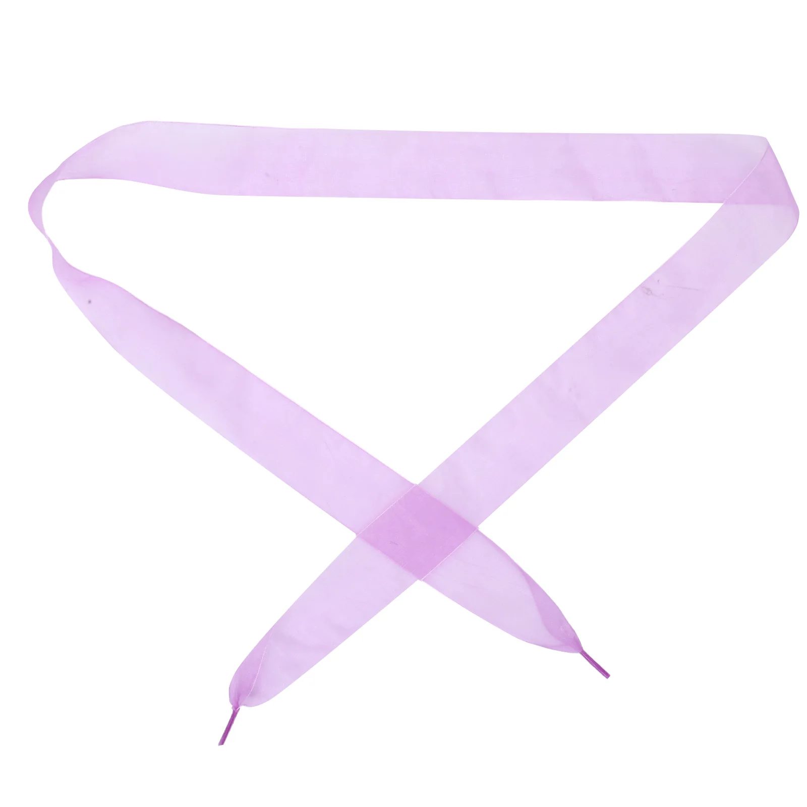 

1 Pair 4Cm Wide Transparent Organza Shoelaces For Sneakers Boots Trainers Dancing Party Hip-Hop Light Purple Girl Shoestrings