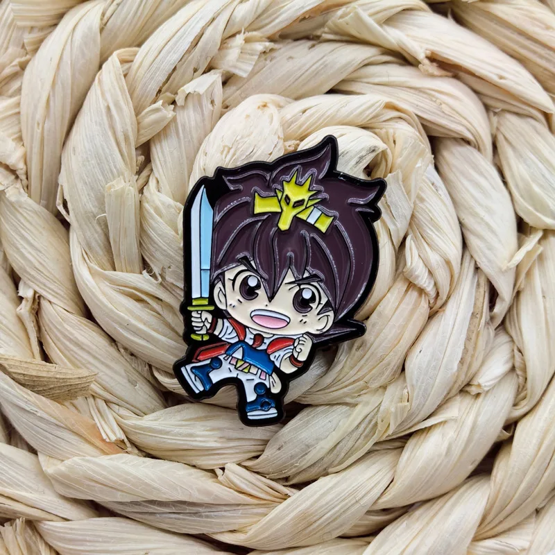 A3232 Anime Enamel Pin Metal Badges on Backpack Cartoon Lapel Pins Brooches for Women Fashion Jewelry Accessories Friends Gift