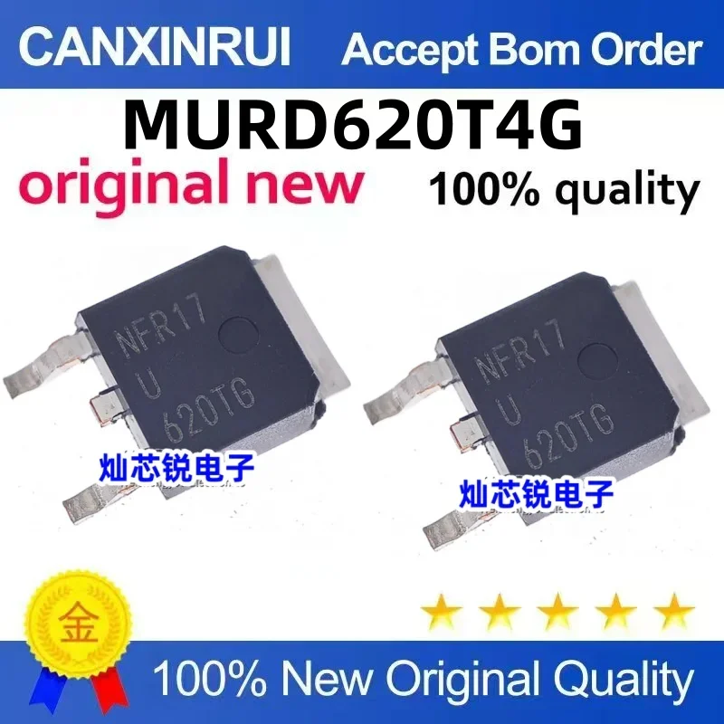 (5-100 pieces) original MURD620T4G U620TG TO-252 ultra fast recovery diode spot chip IC